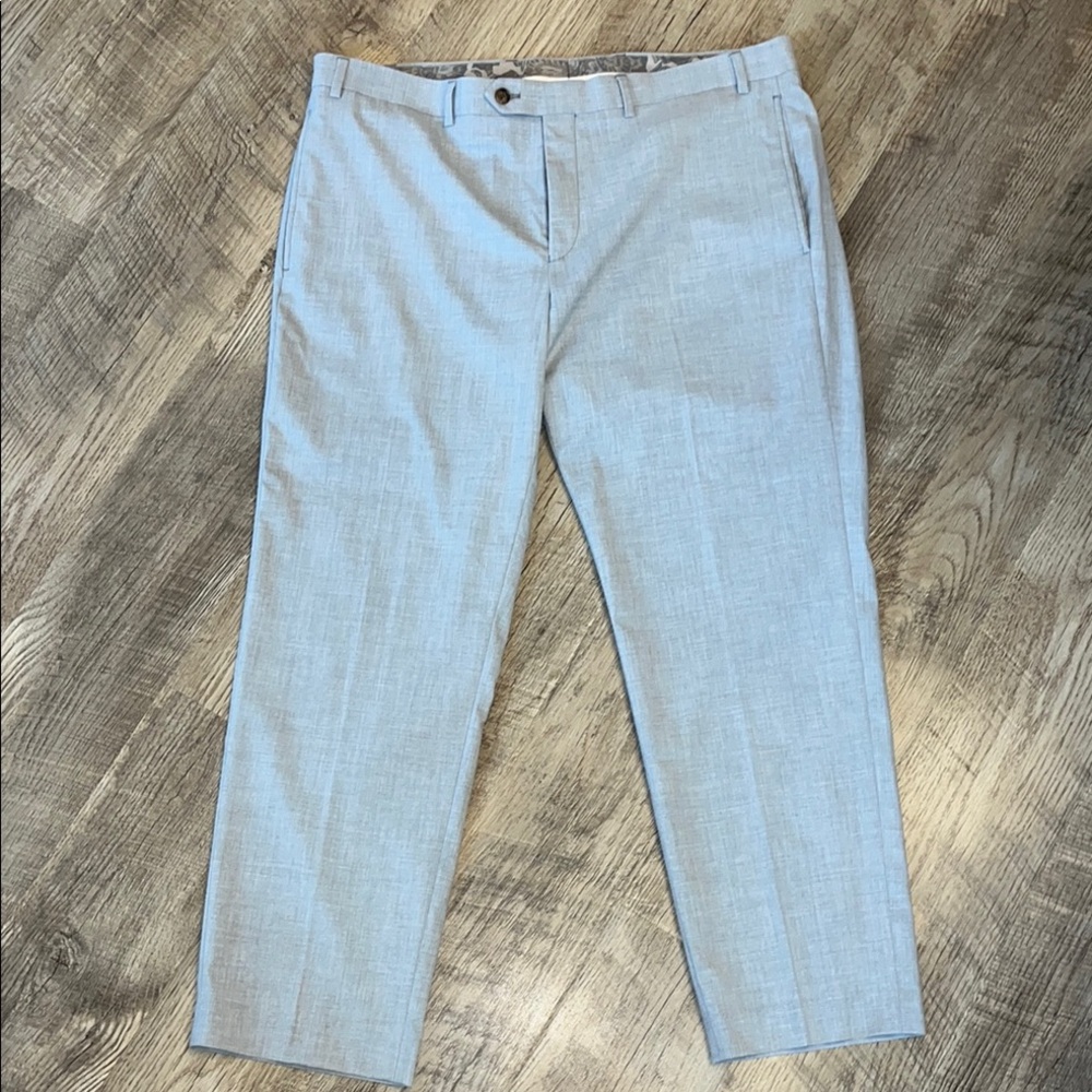 Lauren Ralph Lauren Men Light Blue Dress Pants Pleated Front Size 38W X 30L